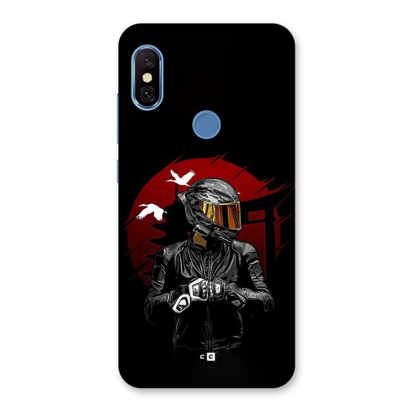 Moto Rider Ready Back Case for Redmi Note 6 Pro