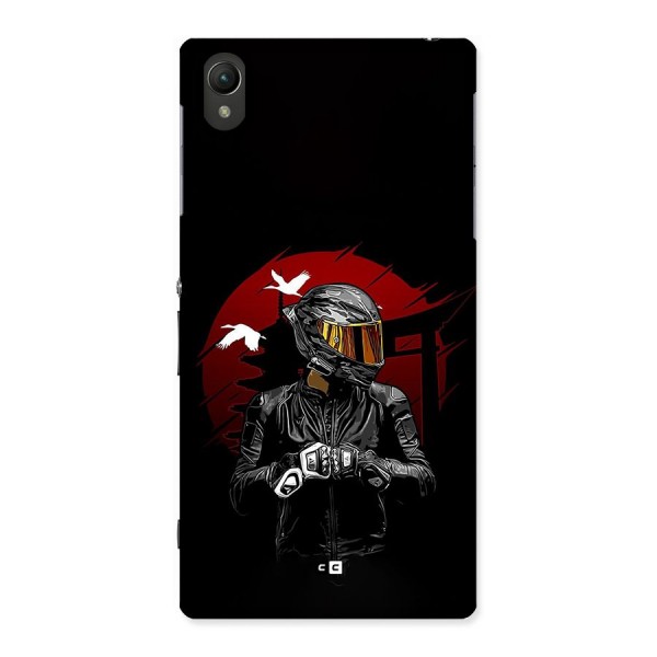 Moto Rider Ready Back Case for Xperia Z1