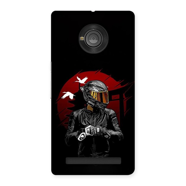 Moto Rider Ready Back Case for Yuphoria