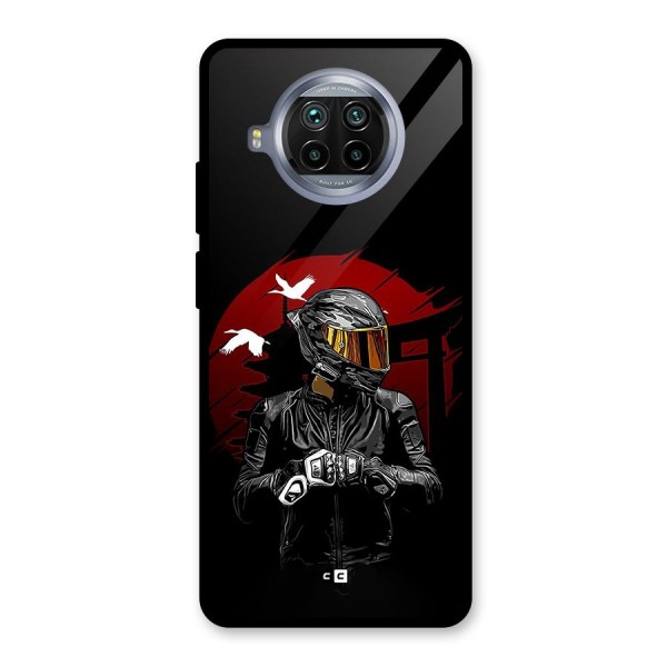 Moto Rider Ready Glass Back Case for Mi 10i