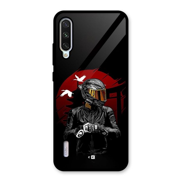 Moto Rider Ready Glass Back Case for Mi A3