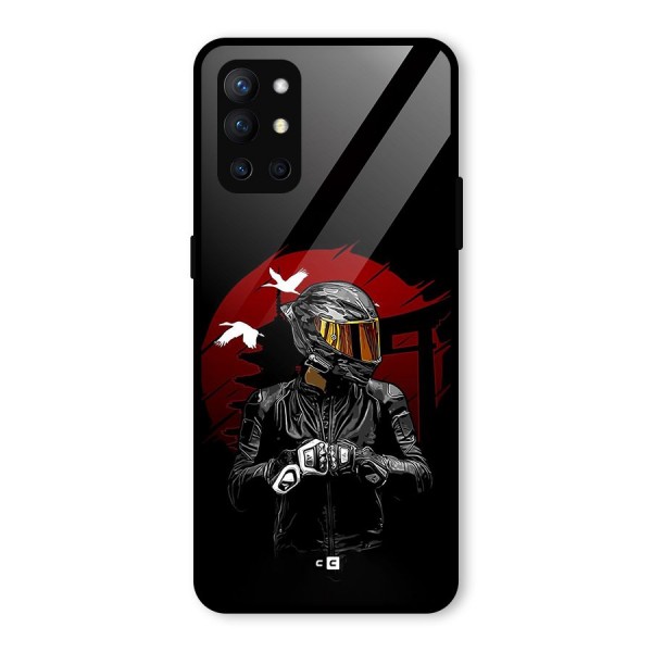 Moto Rider Ready Glass Back Case for OnePlus 9R