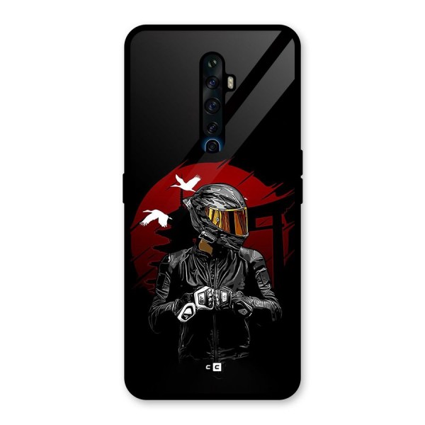 Moto Rider Ready Glass Back Case for Oppo Reno2 Z