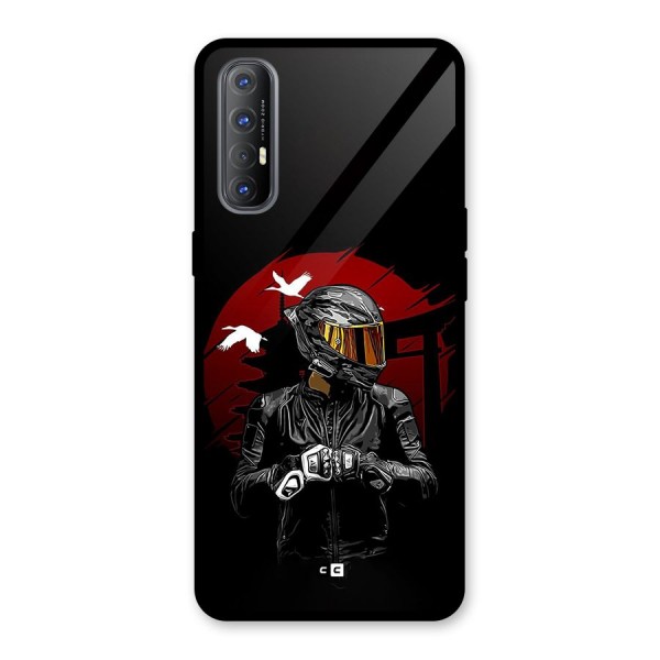 Moto Rider Ready Glass Back Case for Oppo Reno3 Pro