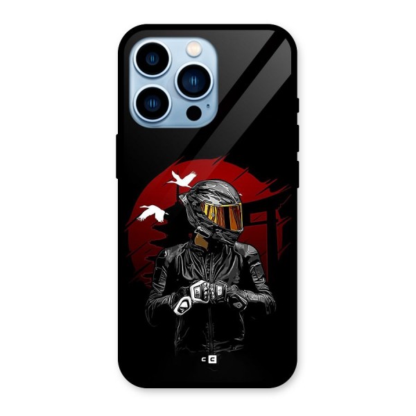 Moto Rider Ready Glass Back Case for iPhone 13 Pro