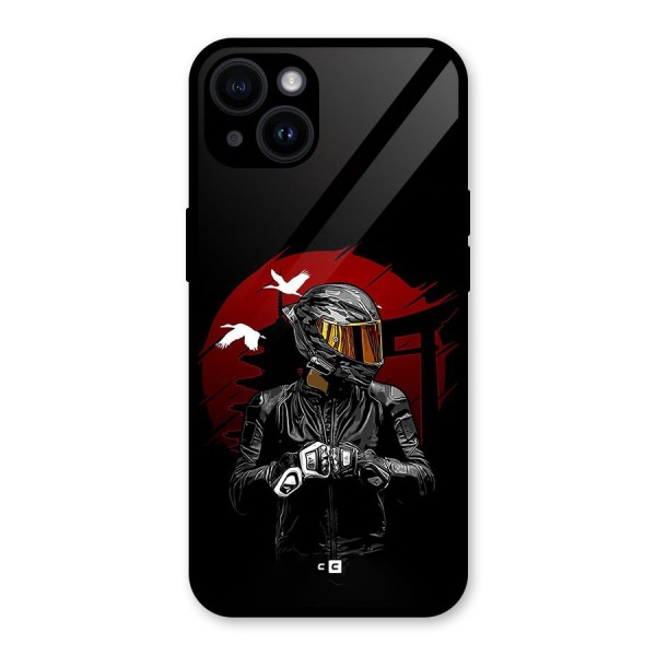 Moto Rider Ready Glass Back Case for iPhone 14