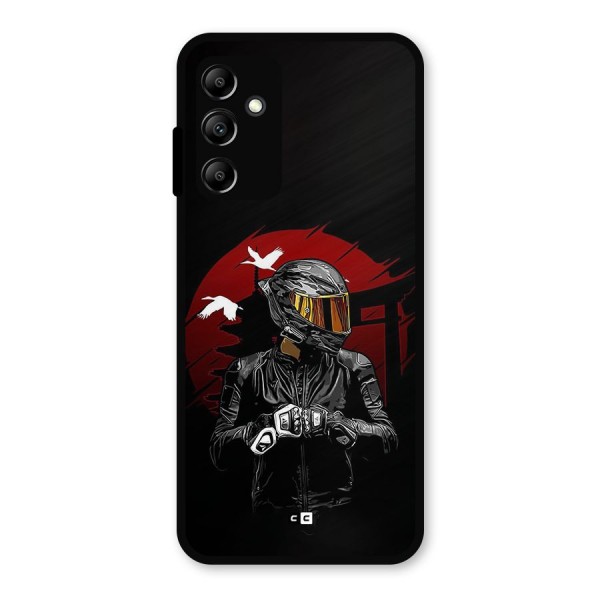 Moto Rider Ready Metal Back Case for Galaxy A14 5G
