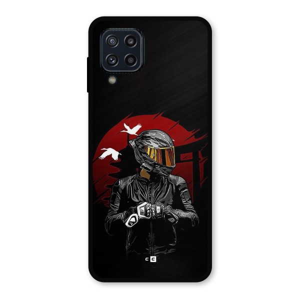 Moto Rider Ready Metal Back Case for Galaxy M32