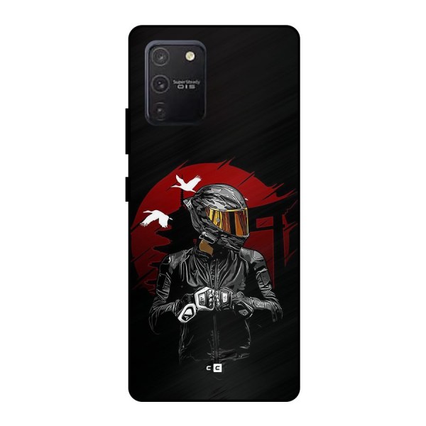 Moto Rider Ready Metal Back Case for Galaxy S10 Lite