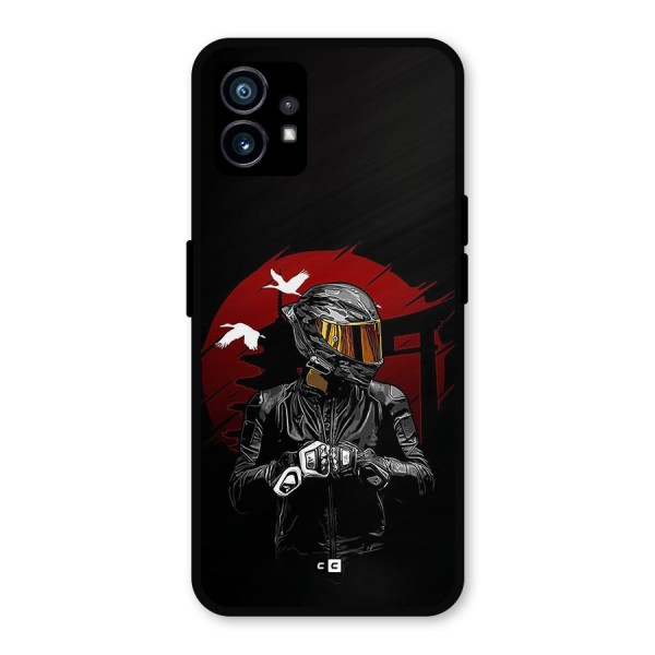 Moto Rider Ready Metal Back Case for Nothing Phone 1