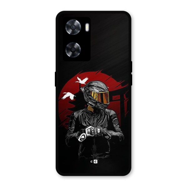 Moto Rider Ready Metal Back Case for Oppo A77