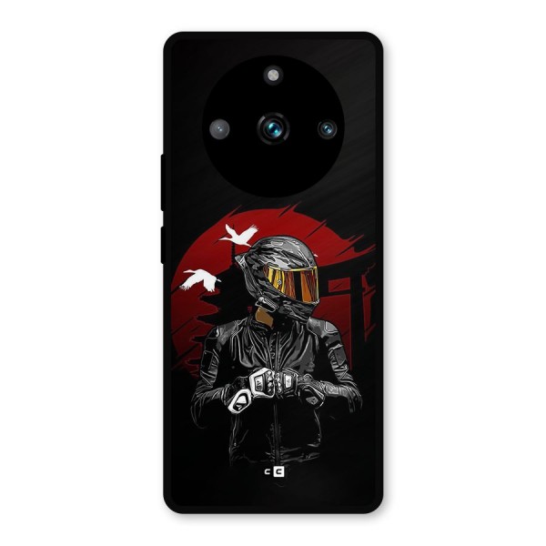 Moto Rider Ready Metal Back Case for Realme 11 Pro