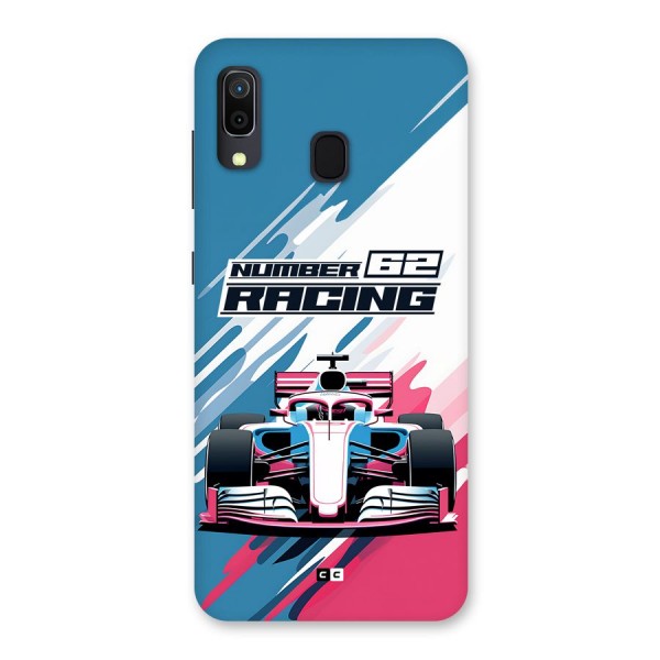 Motor Racing Back Case for Galaxy A20