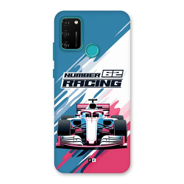 Motor Racing Back Case for Honor 9A