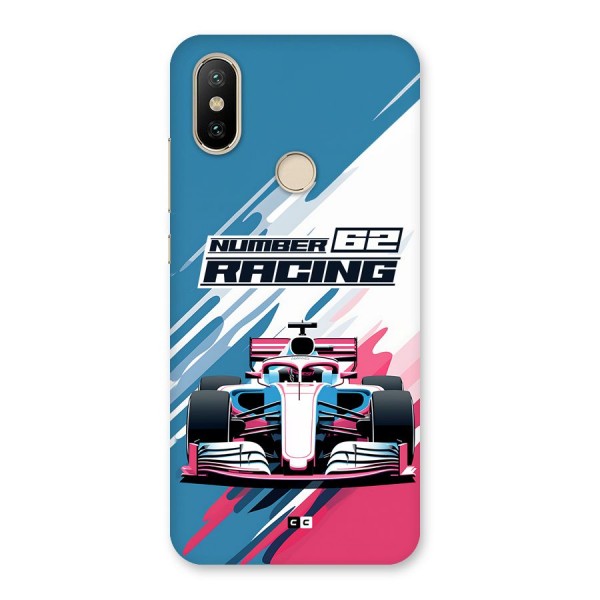 Motor Racing Back Case for Mi A2