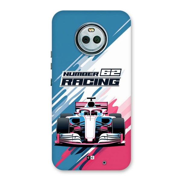 Motor Racing Back Case for Moto X4