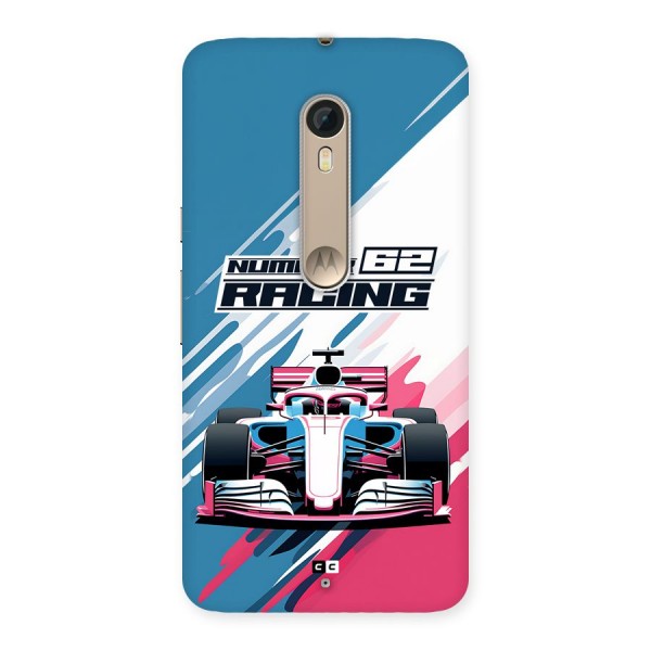 Motor Racing Back Case for Moto X Style