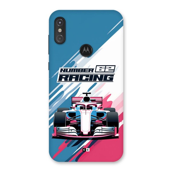 Motor Racing Back Case for Motorola One Power