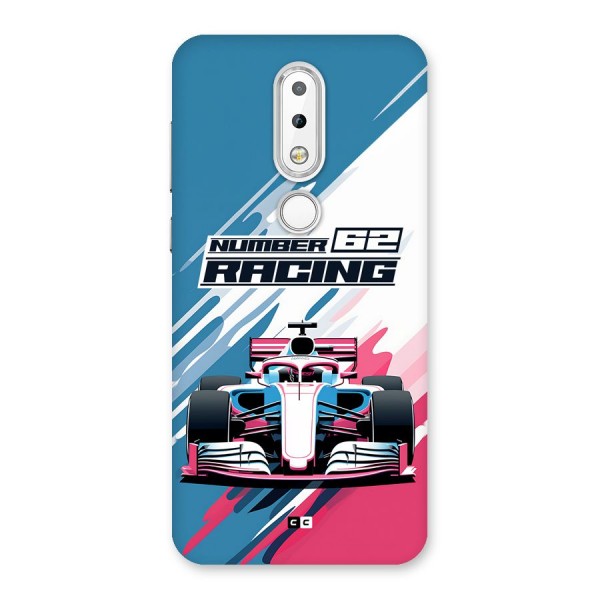 Motor Racing Back Case for Nokia 6.1 Plus