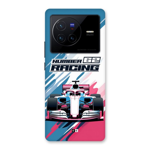 Motor Racing Back Case for Vivo X80