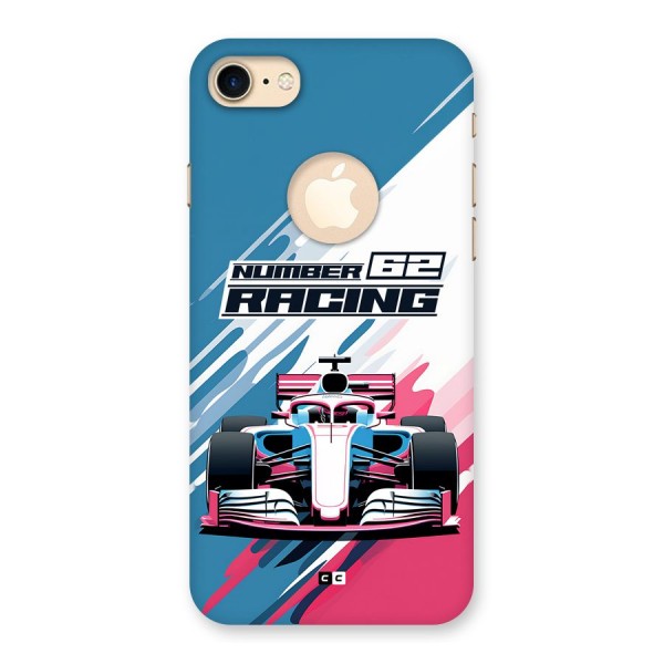 Motor Racing Back Case for iPhone 8 Logo Cut