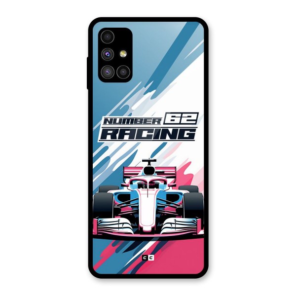 Motor Racing Glass Back Case for Galaxy M51