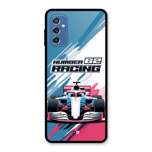 Motor Racing Glass Back Case for Galaxy M52 5G