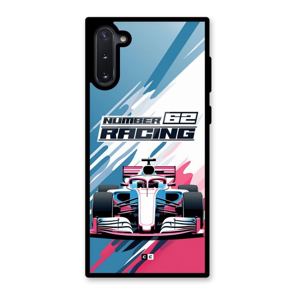 Motor Racing Glass Back Case for Galaxy Note 10