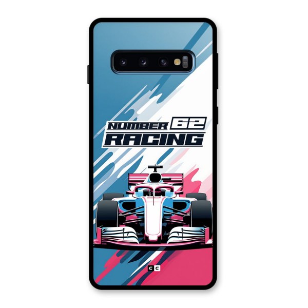 Motor Racing Glass Back Case for Galaxy S10