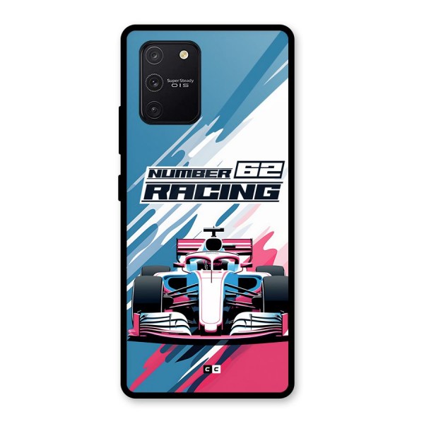 Motor Racing Glass Back Case for Galaxy S10 Lite