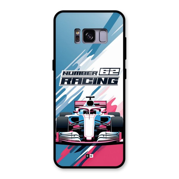 Motor Racing Glass Back Case for Galaxy S8