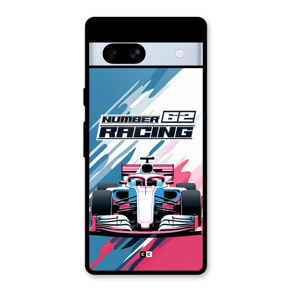 Motor Racing Glass Back Case for Google Pixel 7a