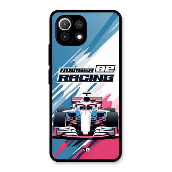 Motor Racing Glass Back Case for Mi 11 Lite