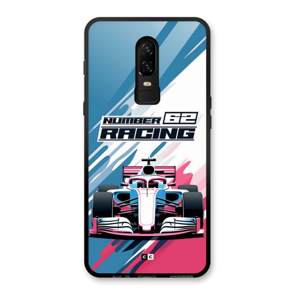 Motor Racing Glass Back Case for OnePlus 6