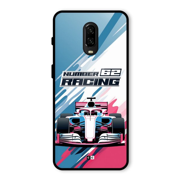 Motor Racing Glass Back Case for OnePlus 6T