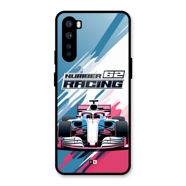 Motor Racing Glass Back Case for OnePlus Nord