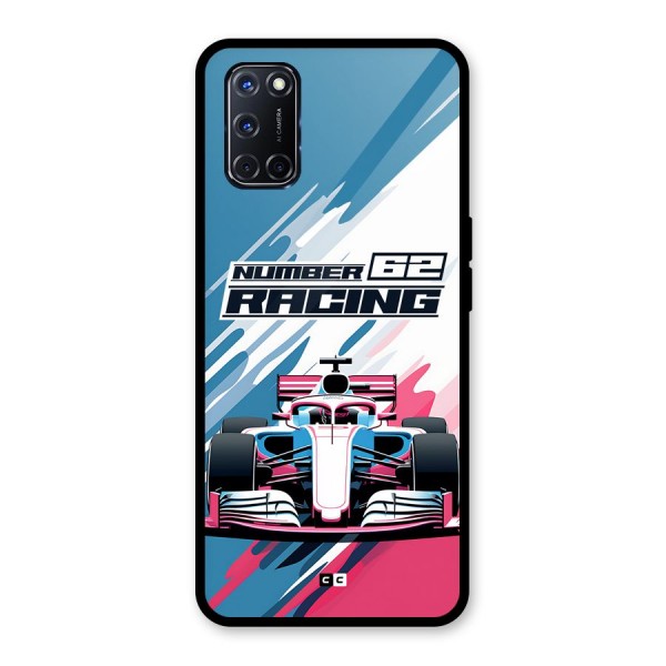 Motor Racing Glass Back Case for Oppo A52