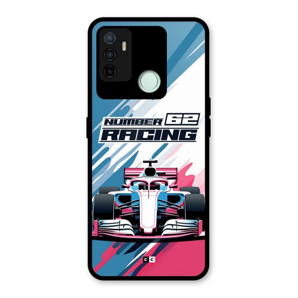 Motor Racing Glass Back Case for Oppo A53