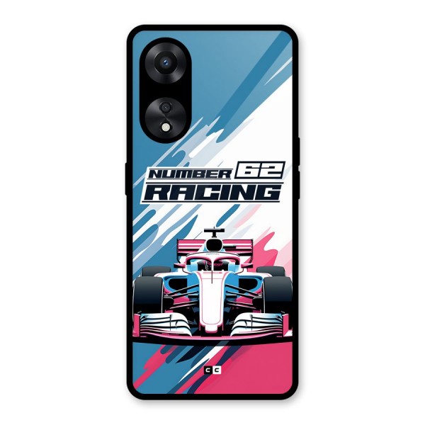 Motor Racing Glass Back Case for Oppo A78