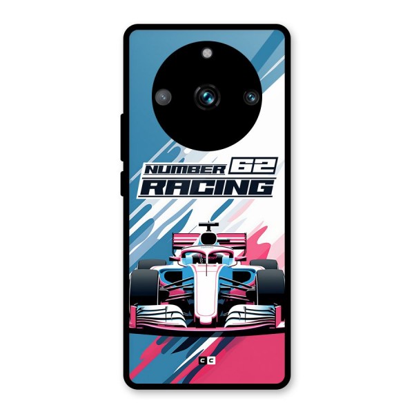 Motor Racing Glass Back Case for Realme 11 Pro