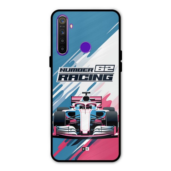 Motor Racing Glass Back Case for Realme 5s