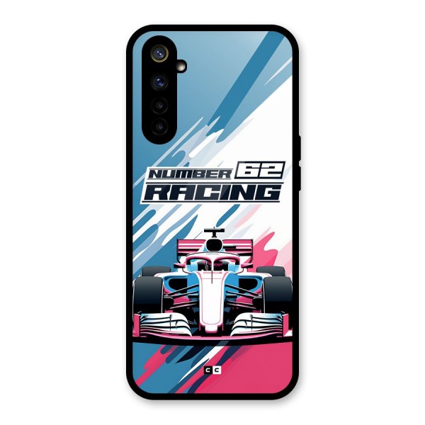 Motor Racing Glass Back Case for Realme 6