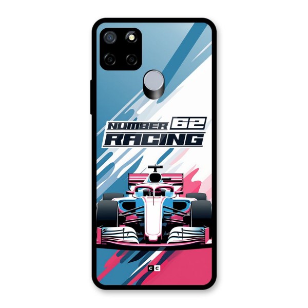 Motor Racing Glass Back Case for Realme C12