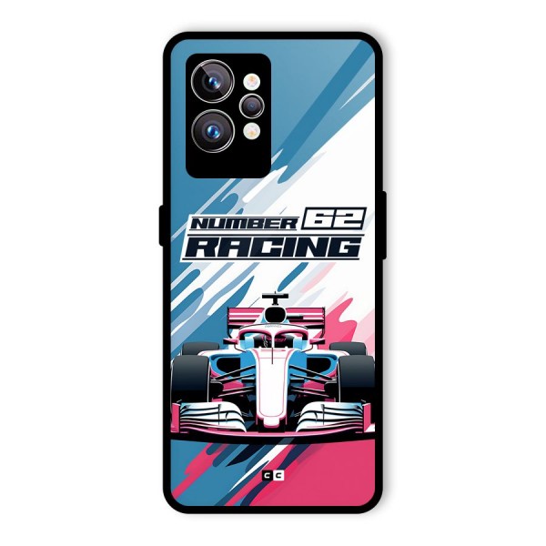 Motor Racing Glass Back Case for Realme GT2 Pro