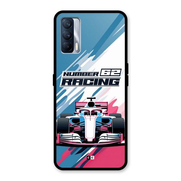 Motor Racing Glass Back Case for Realme X7