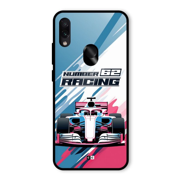 Motor Racing Glass Back Case for Redmi Note 7