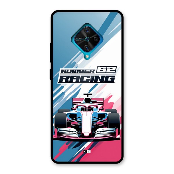 Motor Racing Glass Back Case for Vivo S1 Pro