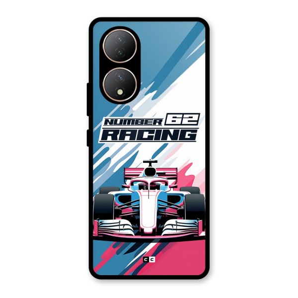 Motor Racing Glass Back Case for Vivo T2