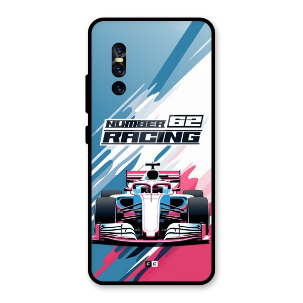 Motor Racing Glass Back Case for Vivo V15 Pro