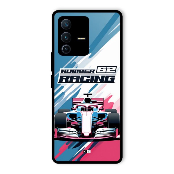 Motor Racing Glass Back Case for Vivo V23 Pro